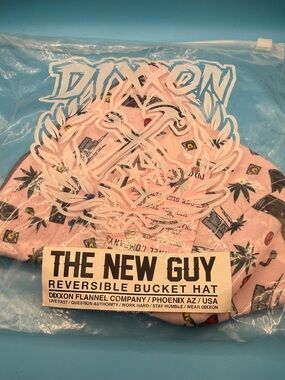 DIXXON Pink The New Guy Reversible Bucket Hat